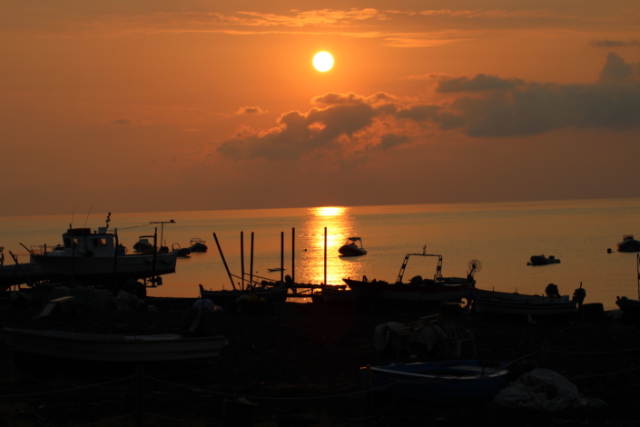 Sonnenuntergang Stromboli